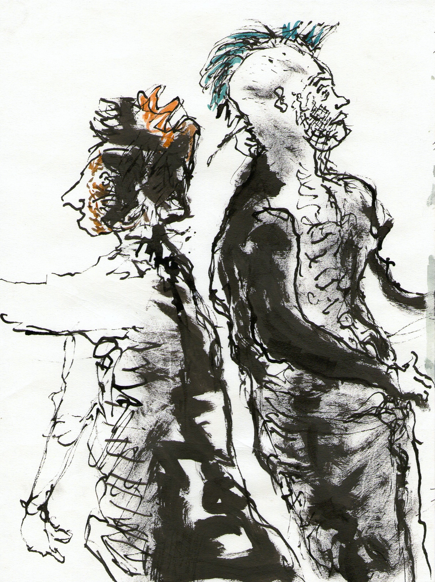 EMILIO JIMONE | Descarga emocional | Dibujo | 2010