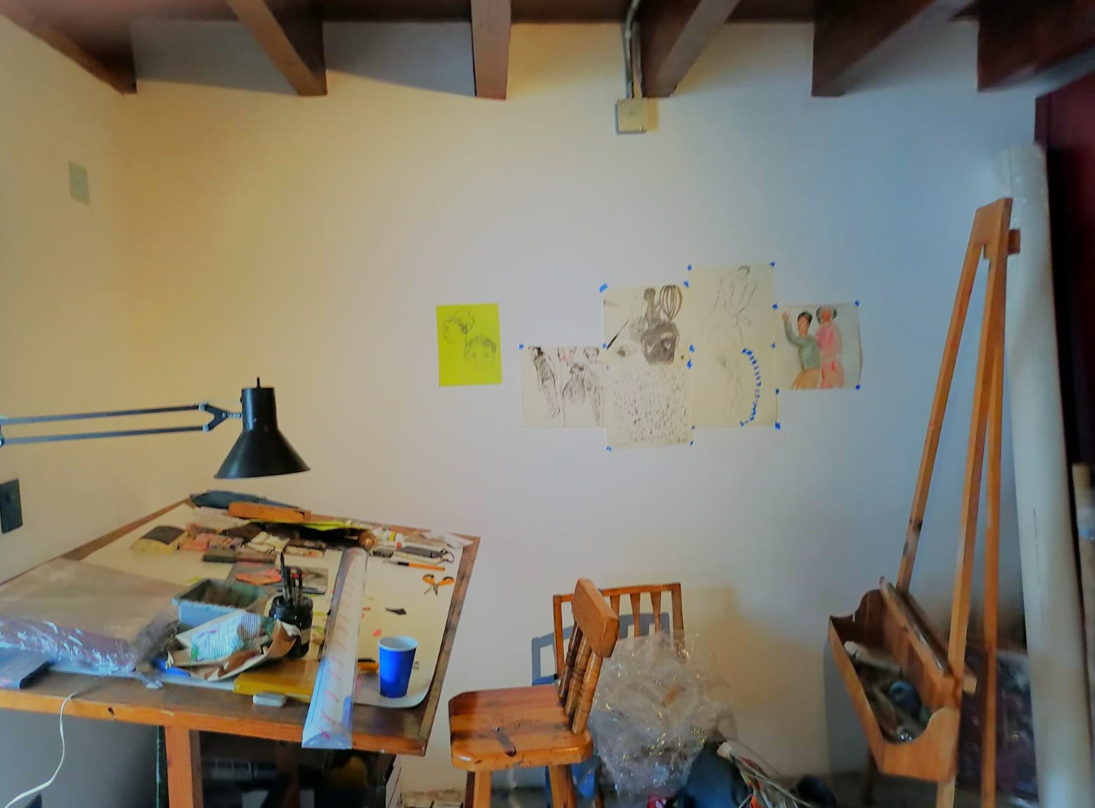 Vista del estudio San Diego Churubusco Coyoacán, Ciudad de México, Noviembre 2021.